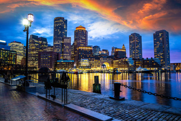 Boston Seaport skyline